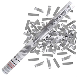 Spara Coriandoli Argento 60 cm