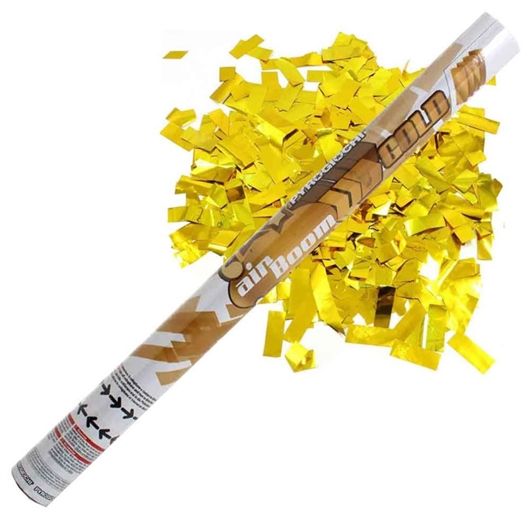 Spara Coriandoli Oro 60 cm