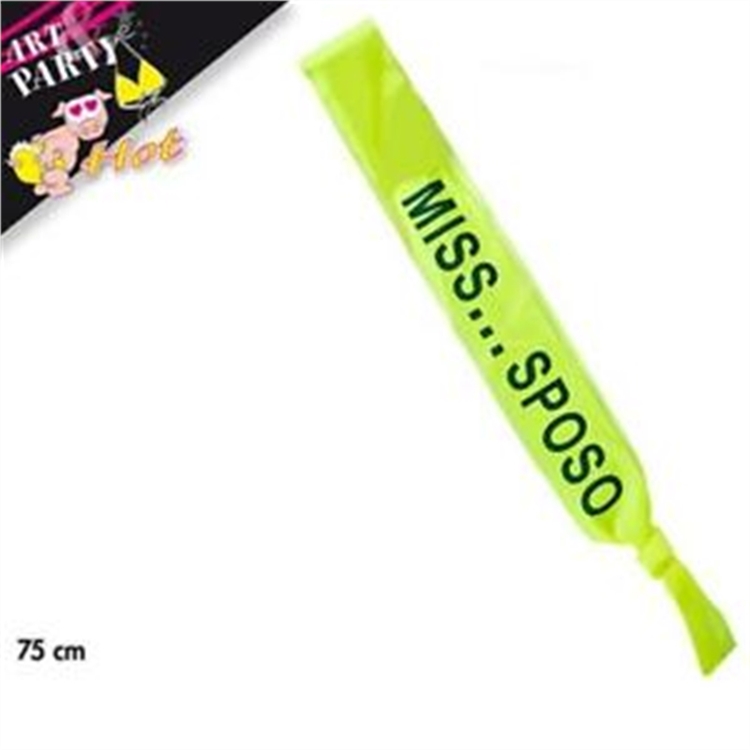Fascia Miss sposo