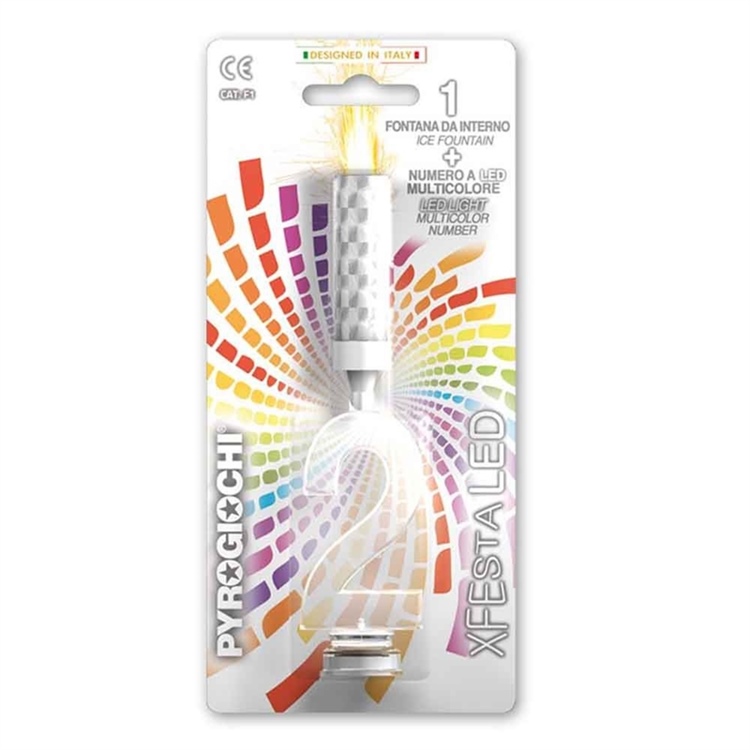 Fontana Numero 2 Led Multicolore 41192