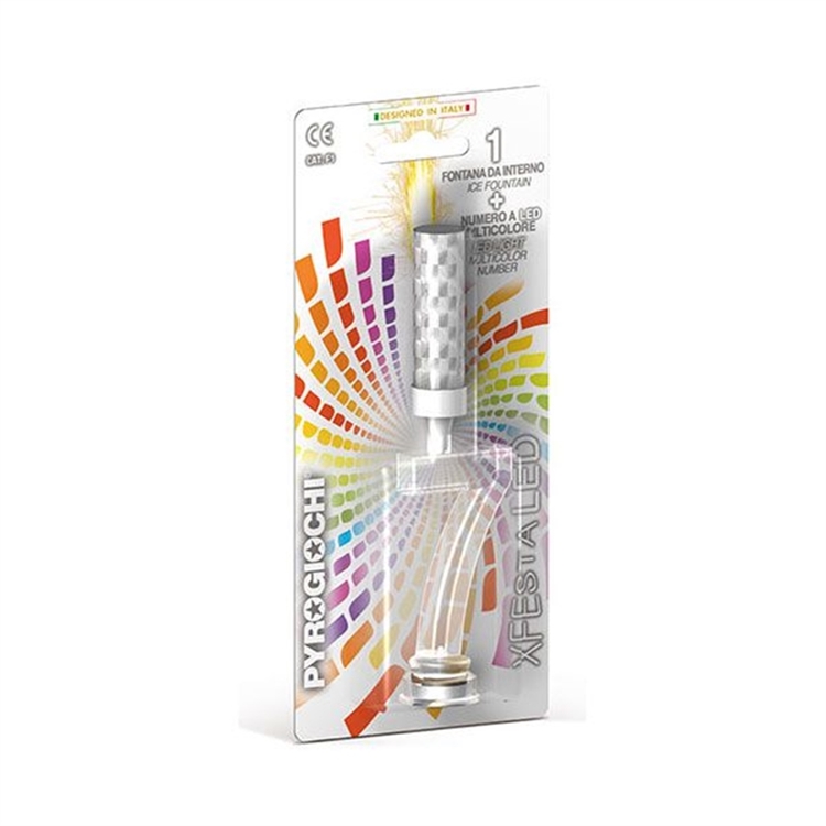 Fontana Numero 7 Led Multicolore 41197